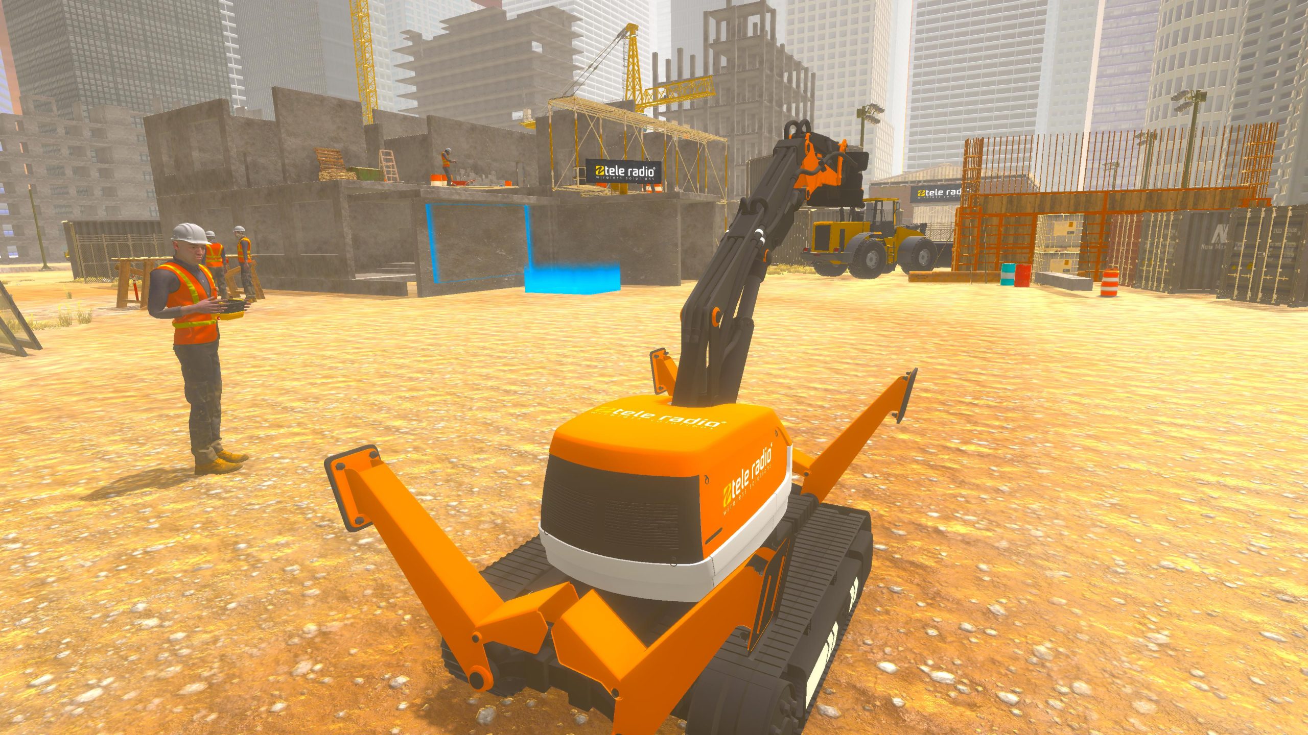 Tele Radio: Drill Robot Simulator